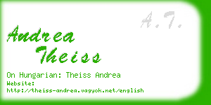 andrea theiss business card